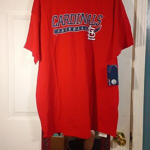 Genuine Merchandise Cardinals Red Baseball Tee